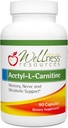Wellness Kaynakları Acetyl-L-Carnitine (ALC) için Memory, Nerves (500 mg, 90 Capsules)