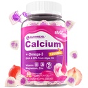Kadınlar ve Erkekler 1000 mg için şeker Freeuba Citrate Gummies, D3 K2, Magnezyum, çinko, Boron, Mangane Mangane, Copper, Ultimate Aborsica Supplements for Bone, Muscle & Immune - Vegan, 60 Count