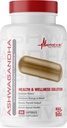Metabolik Beslenme Ashwagandha 2200mg Organik Ashwagandha Toz ve Siyah Pepper Ekstraksiyon ile yapıldı, 90 Vegan Capusles