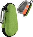 Beautyflier Asthma Inhaler Seyahat Davası, Portreviler için Inhaler için Port-On Carabiner, EVA Travel Handy koruyucu kazananları Yetişkinler ve Çocuklar için, Inhaler Not included (4IN, Green)