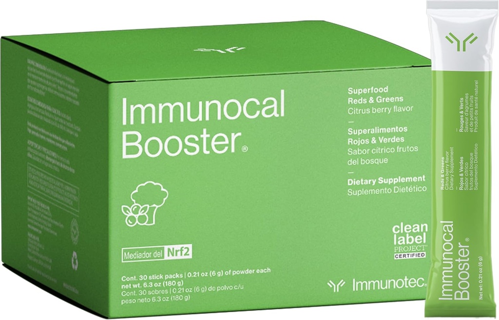 Immunocal Branson - 50'den fazla Meyve ve Veggies ile Tamam, Relieves Inflammation, Immune Support, Anti,oxy Selenium + Sulforaphane (Nrf2 ActivatorTM) | Gluten Free, Sugar Free | 30 Hizmet