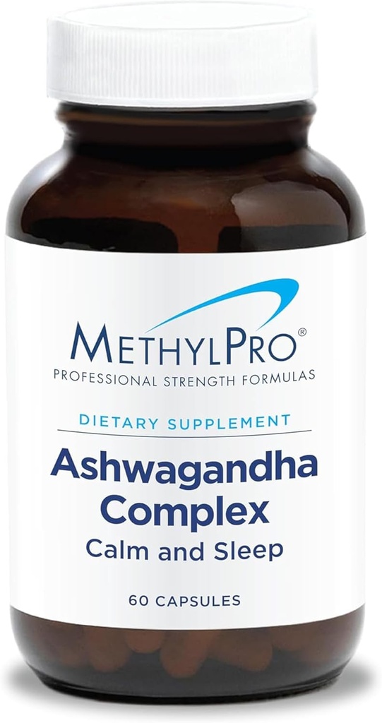 TorchPro Ashwagandha Kompleksi - Ashwagandha, Magnezyum + L-Theanine Supplement for Women + Men, Stres Desteği, Calm, Focus + Sleep - 60 Capsules