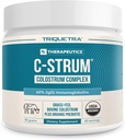 C-Strum® Organik Bovine Colostrum Toz,% 60 igG, First Milking, Grass, Max Strength Colostrum Supplement from German Dairy Cows - Gut, Immunity, Skin & Hair Support (60 hizmet)