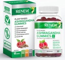 Yeni Actives Ashwagandha 100MG 4 Gummies – Memory, Focus & Energy Boost – Geleneksel olarak Rejuvenative Tonic – Vegan, Herbal Adaptogen – Kanada'da Yapıldı – 60 Gummies
