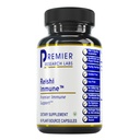 Premier Research Labs Reishi Immune Support Supplement - Κάψουλες Reishi Mushroom, Βιολογικό εκχύλισμα Reishi Mushroom για γυναίκες και άνδρες, Περιέχει κόκκινα φύκια, κουρκουμά, γαϊδουράγκαθο γάλακτος - 90 κάψουλες Pure Vegan