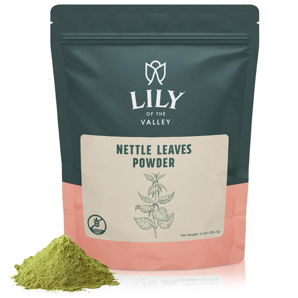 VALLEY Nettle Leaf Toz - Dikkatli kuru ve Zemin - 100% Doğal Sting Nettle - Ideal Addition to Tarifler - Vegan & Gluten-Free - Resealable Pouch (4oz, 113g)