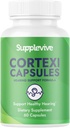 Cortexi Hear Support Formula - Ear Tinnitus Relief for Ringing Ears, Tinnitus Supplement & İşitme Vitaminleri Sessizlik, Güvenli ve Doğal Olarak 60 Capsules (1)