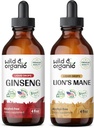 Wild & Organic Laurel Tincture 4 fl oz & Lion's Mane Tincture 4 fl oz