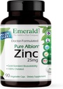 Emerald Laboratuvarlar çinko 25 mg - Immune Support, Digestive Health, Oxidative Stress Support - Çinko Bisglycinate - Vegan & Gluten-Free - Sebze 90 Capsules