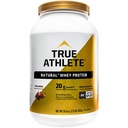 Gerçek Sporcu Doğal Whey proteini - Çikolata, hizmet başına 20g - Digestive Health, Hormon Free (2.5 Pound Toz)