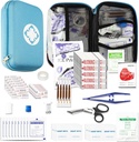 Car-Home Survival First-Aid Kit Emergency-Kit - Blue 273Piece Equipment Travel Materials First Aid Set Home Essentials Camping Hiking YIDERBO