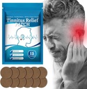 Tinnitus Relief Patches, Natural Herbal Tinnitus Relief Treatment Ear Patch, for Ear Ringing, Ear Pain, Relief İşitme kaybı ve Ear Health, 12Pcs (1 Pack)