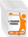 BulkSupplements.com L-Theanine Toz - L-Theanine Supplement, L-Theanine 200 mg - Amino Supplement, Pure & Gluten Free, 200 mg per Service, 5 kg (11 lbs) (Pazarlama için 5 kg (11 lbs) (Pazarlama için 200 mg)