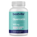 BESTVITE Quercetin 500mg (120 κάψουλες χορτοφάγων) - Χωρίς στεατικά - Όχι διοξείδιο του πυριτίου - Vegan - Μη ΓΤΟ - Χωρίς γλουτένη