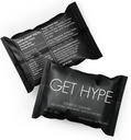 GET Hype Energy Gummies | Vegan, Non-GMO, Gluten-Free Energy Supplement with Caffeine, Vitamin B12, B6, C & çinko | Boost Focus, mental Clarity & Energy | Bireysel olarak yuvarlandı, 12 Paket