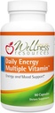 Wellness Kaynakları Günlük Enerji Multi Vitamini - 90 Capsules - Medeniyetsiz Günlük MTHFR Multivitamin - B12, Folate, & Bio kullanılabilir B Vitaminleri - Enerji ve Mood için En İyi Tamam