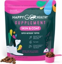 Skin & Coat Supplements for Dogs | Probiotic & Prebiotic Benefits with Wild Salmon Omega 3s to Help Your Dog Shine from The Inside Out | All Breeds, Ages and Sizes | 120 Count
