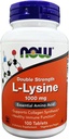Şimdi Gıdalar Tamamlıyor, (L-Lysine,) 1000 mg, Double Strength, Amino Asit, 100 Tablet