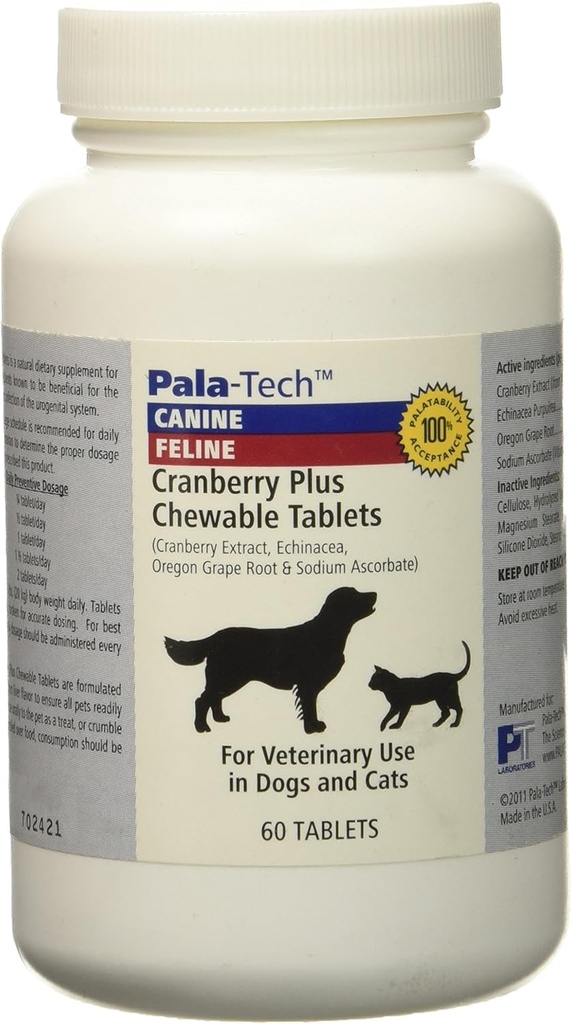 PalaTech Cranberry Plus Μασώμενα δισκία (60 καρτέλες) από την Pala Tech