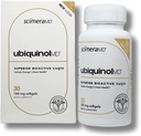 ScimeraMD® Ubiquinol Coenzyme Q10 Kaneka QH Αντιοξειδωτικό συμπλήρωμα για την καρδιακή υγεία και την παραγωγή κυτταρικής ενέργειας, 30 CT