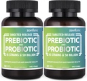 Zentastic Probiyotiks & Prebiyotiks Supplement - 50 Milyar CFU - Men & Women's Immune & Digestive Health - 16 Strains - Raf Stable - 120 Gecikme Veggie Capsules