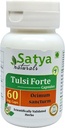 Tulsi Forte Capsules 500 mg. 60 Veg. Capsule | Basil (Ocimum Sanctum) Erkekler ve Kadınlar için Kapsüller | Ayurvedic Herbal Supplement/R capturedes | 10:1 Forte (1 Şişe 60 Capsules)