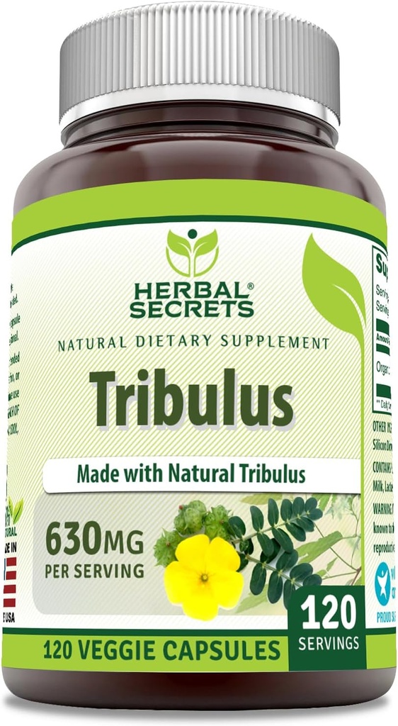 Herbal Sırları 630 Mg 120 Veggie Capsules Supplement | Non-GMO | Gluten Free | Made in USA