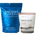 Antik Mineraller Magnezyum Banyo Flakes - Enviromedica Manyetik Clay - Saf Gerçek Zechstein Chloride - Sodyum ve Kalsiyum Bentonite Clay Toz Toz Toz