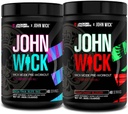 Jacked Factory X John Wick - Wick Mode Pre Workout Powder - Έντονη ενέργεια, Battle-ready Focus, Ασταμάτητη Δέσμευση, και Sheer Will - Baba Yaga Blue Raz & Osaka Cherry Blossom (80 Υπηρεσίες)