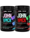Jacked Factory X John Wick - Wick Mode Pre Workout Toz - Intense Energy, Battle-Ready Focus, Unstoppable Commitment ve Sheer Will - Baba Yaga Blue Raz & Osaka Cherry Crash (80 Hizmet)