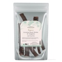 Starwest Botaniks Organik Kuru Licorice Root Sticks 6" - Loose Leaf Tea Mixs, Candy, & Baked Goods, Cut & Sifted, sertifikalı Kosher, Non-GMO - 4 oz Pouch