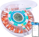 Daviky Otomatik Pill, Alarm, Elektronik Pill yapıştırıcısı Makinesi, 28 Gün Akıllı Bluetooth Aylık Pill Organizer, Pill Prodüksiyon with APP for Prescriptions, Vitamins & More