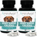 AminAvast Kidney Köpekler için Tamam, 1000 mg 2Pack - Doğal Kidney Fonksiyonları - Aging Kidneys'deki Yardımlar - kolayca Administered - 60 Sprinkle Capsules