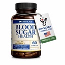 Cinnamon ile Kan Şeker Sağlığı Doğal 20 Herbs ve Vitaminler, Alfa Lipoik Asit Sağlığı Desteklemek için, Erkekler Kadınlar için, Sağlıklı Enerji Seviyelerini Destekleyin - 60 Herbal Pills - 30 Day Supply