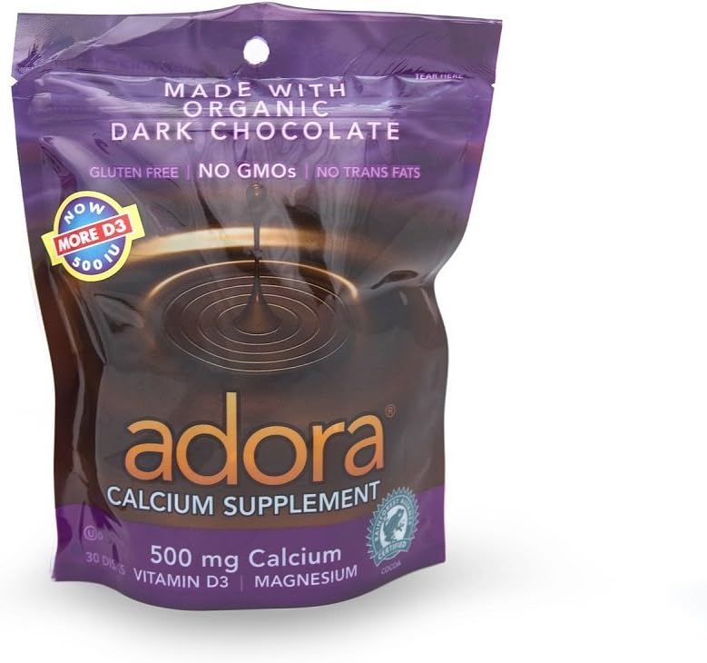Adoradis Supplement Dark Chocolate, 30 Count (Value Pack of 3)