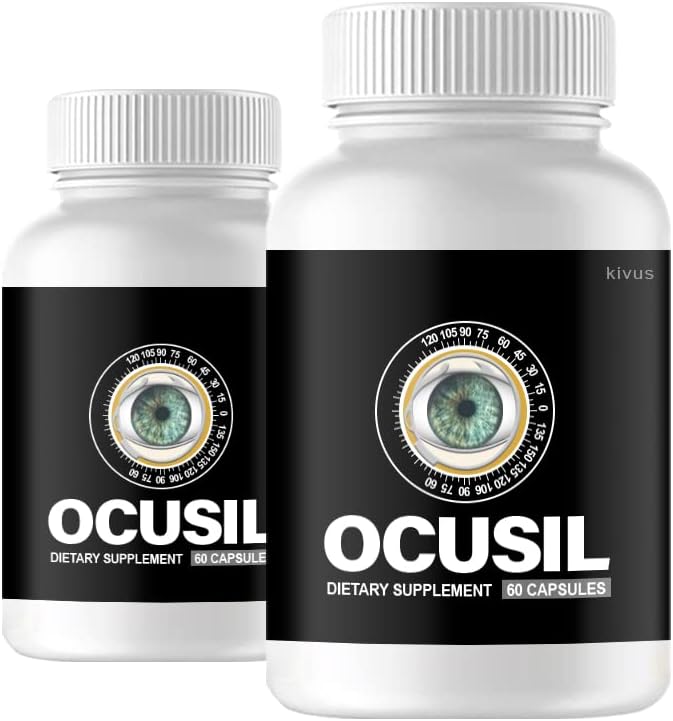 (2 συσκευασία) Ocusil - Ocusil Συμπλήρωμα διατροφής υποστήριξης ματιών (120 κάψουλες)