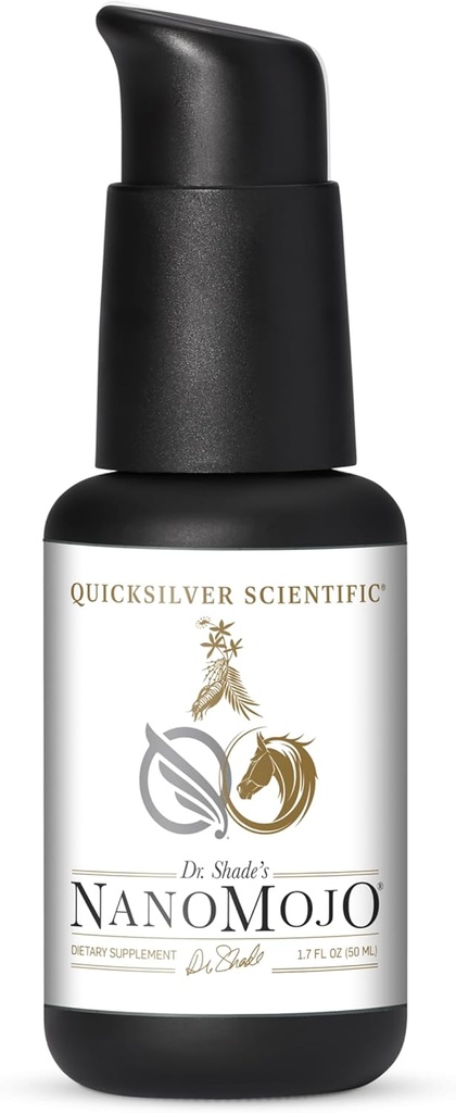 Quicksilver Scientific NanoMojo - Ανδρική-ειδική αντοχή Elixir & Energy Boost Support - 19 Βότανα Συμπεριλαμβάνονται Επιμήδιο για άνδρες, Rhodiola Extract, Βότανο Ginseng, και Adaptogenic Herbs (1.7oz / 50ml)