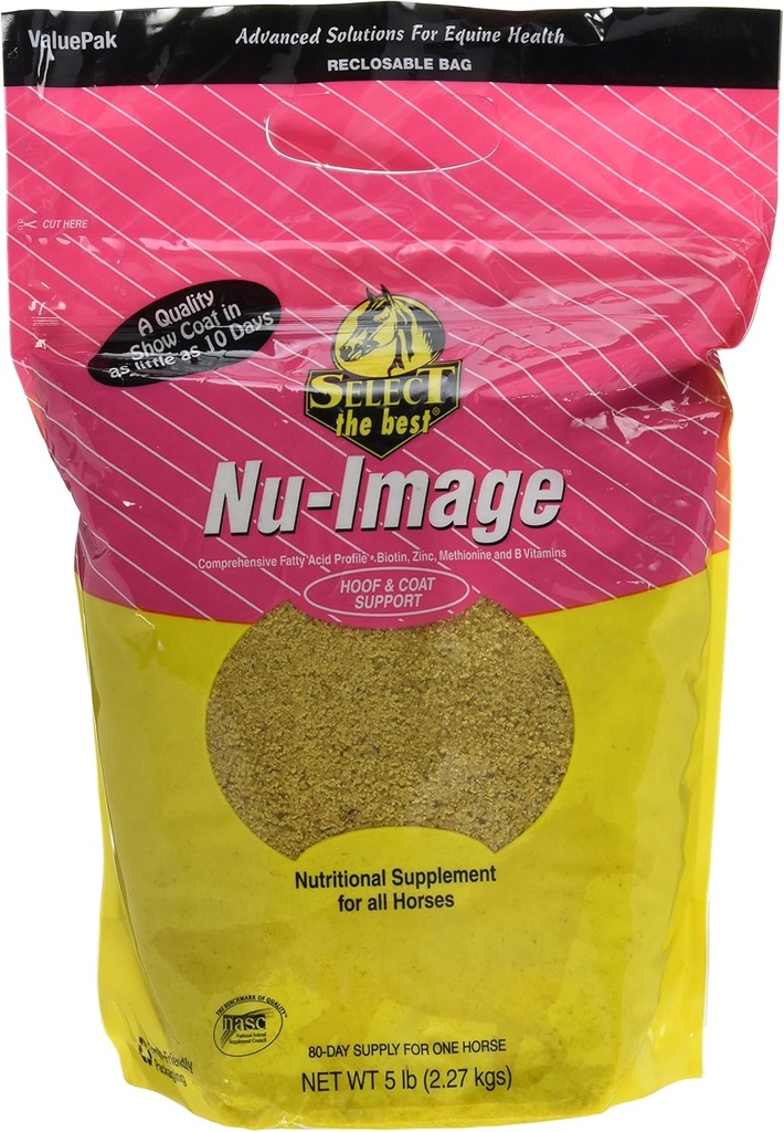 RICHDEL 784240502 Nu-Image Hoof & Coat Support for Horses, 5 lb