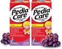 Bebekler Acetaminophen Oral Suspension Liquid, Fast-Acting Infant Pain Reliever/Fever Function with Easy-to-Use triggere, Zero Alkol veya aspirin veya Ibuprofen, Grape Flavor, 1 fl oz (2 Pack)