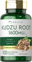 Carlyle Kudzu Kök | 100 Ekstraksiyon Capsules | Non-GMO ve Gluten Free Formula | Geleneksel Herbal Supplement