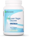 Nutra BioGenesis UltraLean Vegan Çikolata Protein Tozu - Erkekler ve Kadınlar için Bitki bazlı Protein Tozu, Micronutrients & Vitamins - 1 lb 5.4 oz (635 g)