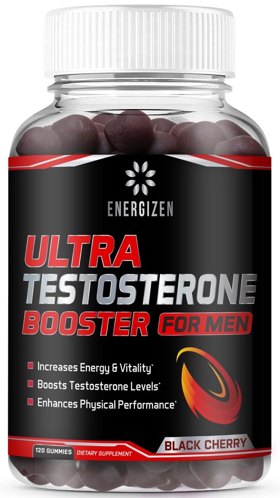 Tongkat Ali, Fenugreek, Ashwagandha ve Magnezyum ile Erkekler için 8in1 testosteron (28) - Libido & Hormonal Dengeyi Geliştir, ABD'de Gerçekleştirilme, Black Cherry, Kont Gummies for Men