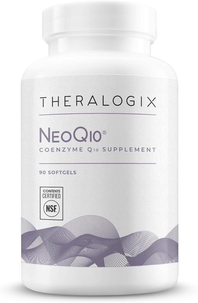 Theralogix NeoQ10 Coenzyme Q10 συμπλήρωμα - υποστήριξη υγείας και γονιμότητας - συμπλήρωμα γονιμότητας CoQ10 για άνδρες και γυναίκες* - NSF Certified - 90 Softgels (προμήθεια 90 ημερών)