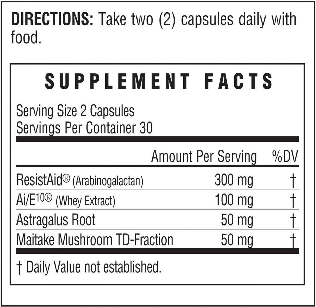 Vücutif AG Immune Ai/E10 - Immune Health * - 60 Capsules