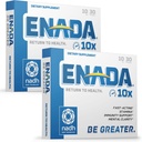 ENADA 10X NADH Supplement with Fast Acting Formula for Active Lifestyle | Natural Energy Branson Great for Jet Lag, Athletic Performance & Studying | improves Stamina and mental Clarity 60 Lozenges.