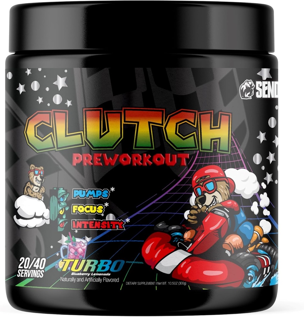Sender Brand Pump Turbo - Beta Alanine, Taurin, Caffeine, Bitter Orange, ve Alfahimbine Intense Workouts için