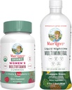 MaryRuth's Multivitamin Gummies for Women (Cherry & Raspberry) & Liquid Nighttime Multimineral (Pineapple) | Clean Label Project  Valid® | Vegan | Beauty, Bedtime Routine, & General Health
