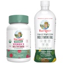 MaryRuth's Multivitamin Gummies for Women (Cherry & Raspberry) & Liquid Nighttime Multimineral (Pineapple) | Clean Label Project  Valid® | Vegan | Beauty, Bedtime Routine, & General Health