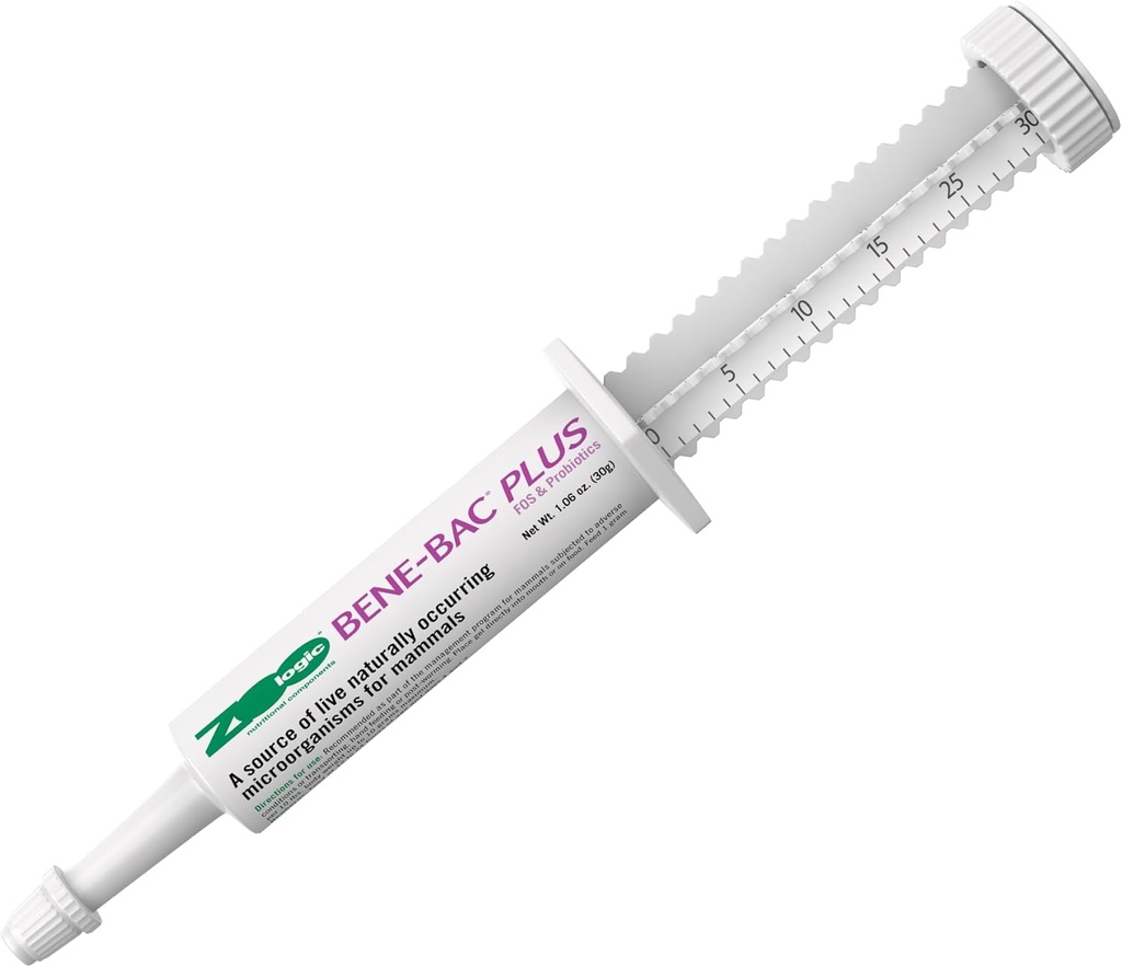 Pet-Ag Zoologic Bene-Bac Plus Mammal Gel - 30 gm Σύριγγα - FOS & Προβιοτικά για σκύλους, γάτες, εξωτικά και άγρια θηλαστικά