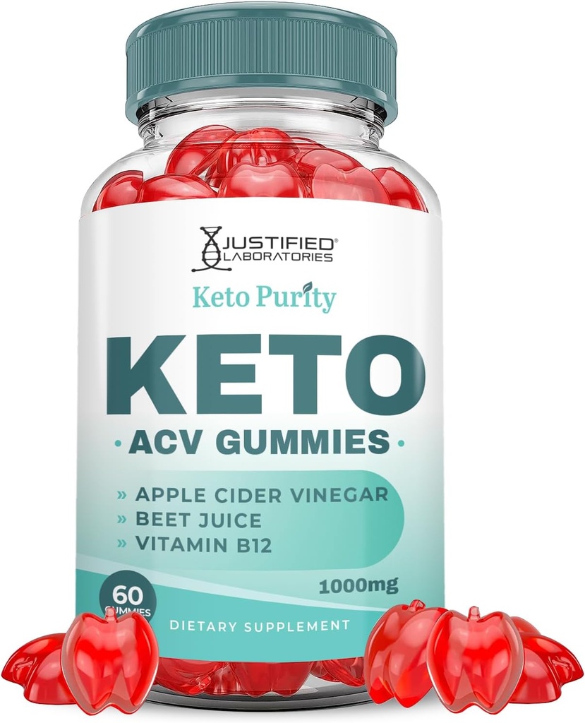 Sadece Laboratuvarlar Tamamlanmış Tedarikçiler Hızlı Formula 1000MG Keto Puritry Keto Gummies Apple Cider Vinegar Formula B12 Vegan GMO 60 Gummys